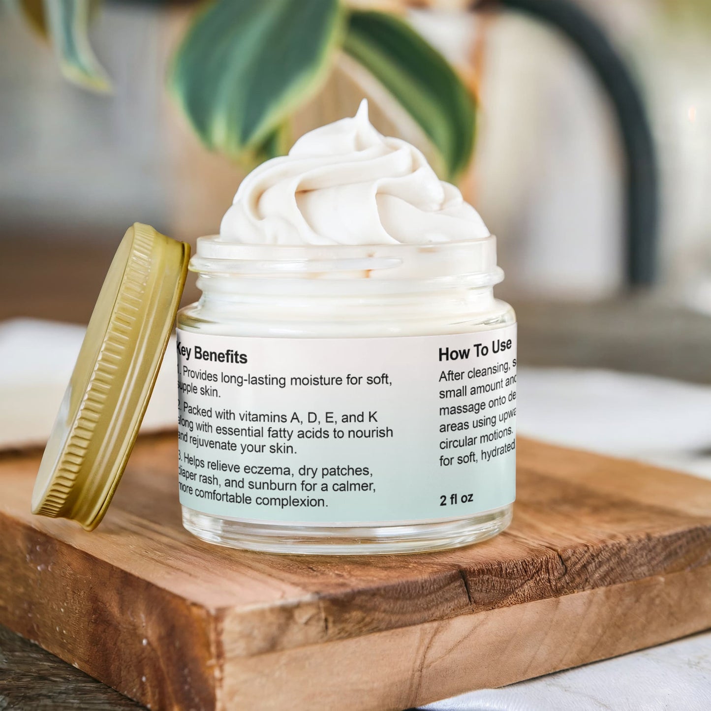 Whipped Grass-Fed Tallow Balm with Vanilla Bean