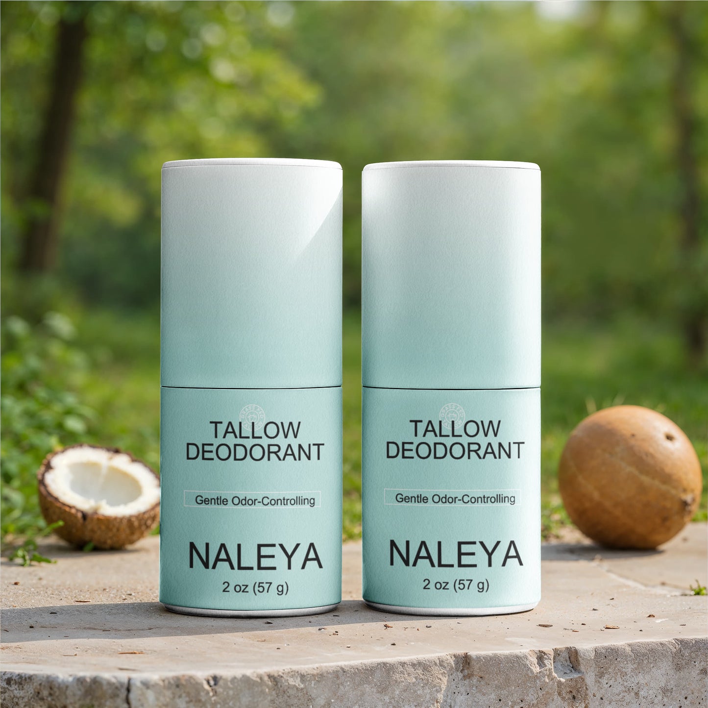 2 Pack Natural Tallow Deodorant Stick