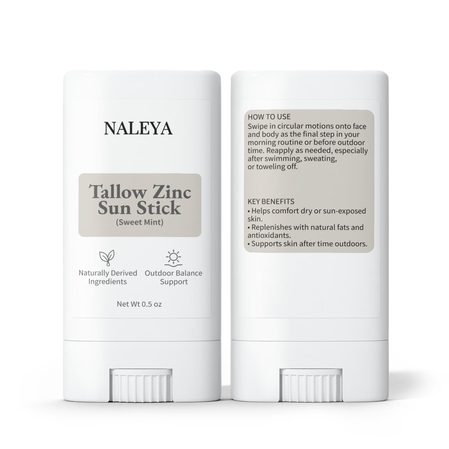 2 Pack Tallow Zinc Sun Stick